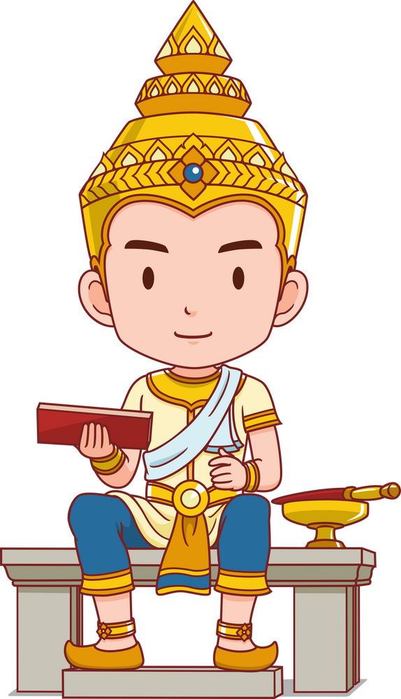 King Ram Kamhaeng Cartoon